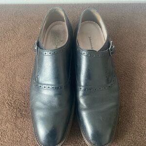 Men's Black Leather Dress Shoes